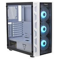 GABINETE OCELOT GAMING OG-C WHITE BLIXARD  SOPORTA TARJETAS E-ATX  ATX  M-ATX E ITX COLOR TOTALMENTE COLOR BLANCO  PANEL LATERAL DE CRISTAL TEMPLADO  FULL TOWER  INCLUYE VENTILADORES ARGB  SOPRTE PARA GPU HORIZONTAL Y VERTICAL.