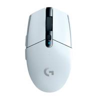 MOUSE GAMING LOGITECH G305 LIGHTSPEED WHITE OPTICO INALAMBRICO USB 1MS CON SENSOR HERO 12000DPI 6 BOTONES