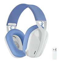 AUDIFONOS GAMING TIPO DIADEMA LOGITECH G435 LIGHTSPEED WHITE INALAMBRICO RECARGABLE 18HRS USB 1MS LIGHTSYNC BLUETOOTH 165 GRAMOS