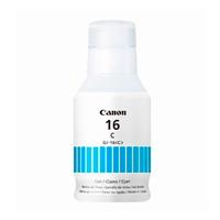 BOTELLA DE TINTA CANON GI-16 CYAN RENDIMIENTO 9 000 PAGINAS COMPATIBLE: MAXIFY GX7010 MAXIFY GX6010 MAXIFY GX5010