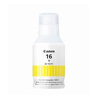 BOTELLA DE TINTA CANON GI-16 AMARILLO RENDIMIENTO 9 000 PAGINAS COMPATIBLE: MAXIFY GX7010 MAXIFY GX6010 MAXIFY GX5010