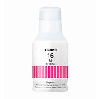 BOTELLA DE TINTA CANON GI-16 MAGENTA RENDIMIENTO 9 000 PAGINAS COMPATIBLE: MAXIFY GX7010 MAXIFY GX6010 MAXIFY GX5010