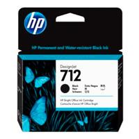 CARTUCHO DE TINTA HP DESIGNJET 712 NEGRO  80 ML  (3ED71A)