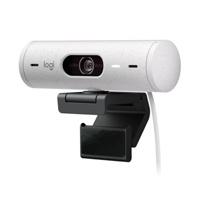 WEBCAM LOGITECH BRIO 500 BLANCO FHD 1080 A 30 FPS AUTO ENFOQUE  MICRÓFONO IA USB-C WIN/MAC OS