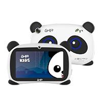 TABLET GHIA PANDA 7 PULG/A133 QUADCORE/2GB RAM/32GB /2CAM/WIFI/BLUETOOTH/2500MAH/ANDROID 11 GO /OJOS AZULES