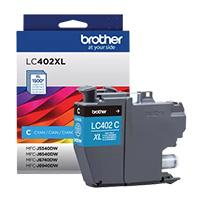 CARTUCHO BROTHER LC402XLC CYAN  RENDIMIENTO 1500 PAGINAS
