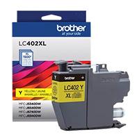 CARTUCHO BROTHER LC402XLY AMARILLO  RENDIMIENTO 1500 PAGINAS