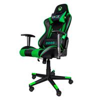 SILLA GAMER XBOX BY TECH ZONE ESSENTIAL SX-00G2 / PIEL SINTETICA / VERDE CON NEGRO / RECLINABLE 90-160 / 120 KG / REPOSABRAZOS 2D