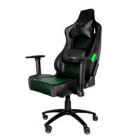 SILLA GAMER XBOX BY TECH ZONE ELITE SX-00G7 / KOSKIN DE ALTA RESISTENCIA Y PERFILES EN VELOUR / NEGRO / RECLINABLE 90-160 / 120 KG / REPOSABRAZOS 4D