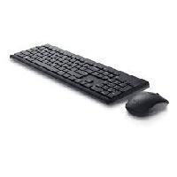 KIT TECLADO Y MOUSE KM3322W INALAMBRICO DELL EN ESPAÑOL MODELO COLOR NEGRO 580-AKCU