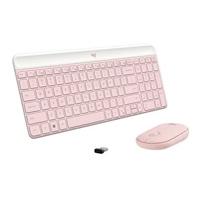 TECLADO/MOUSE LOGITECH MK470 ULTRA DELGADO ROSA INALAMBRICO USB PC/WINDOWS