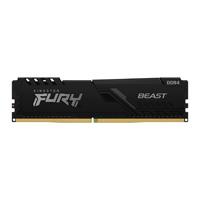 MEMORIA KINGSTON DIMM DDR4 32GB 3200MHZ FURY BEAST BLACK XMP CL16 288PIN 1.35V C/DISIPADOR DE CALOR P/PC/GAMER/ALTO RENDIMIENTO (KF432C16BB/32)