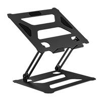 BASE ELEVADORA ACTECK VAULT TOP BE610 / PARA LAPTOP  / 13 PUL / MAX 5 KG / ANTIDERRAPANTE / ALTURA AJUSTABLE / ALUMINIO / NEGRO / AC-934541