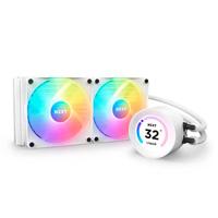 DISIPADOR DE ENFRIAMIENTO LIQUIDO NZXT KRAKEN 240 ELITE /BLANCO/DISPLAY/CONTROLLER/RGB/GAMING