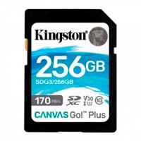 MEMORIA FLASH SD KINGSTON SDXC SDXC CANVAS SELECT 256GB 100R CL10 UHS-I V30 (SDG3/256GB)