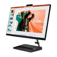 AIO LENOVO IDEACENTRE 3 24IAP7 / CORE I5-1235U 1.3GHZ / 12GB DDR4 / 256GB SSD + 1TB HDD / 23.8 FHD (1920X1080) / COLOR NEGRO / WIFI+BT / WIN 11 HOME / 1YR CS