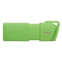 MEMORIA FLASH USB KINGSTON 64GB VERDE NEON 3.2 GEN 1(KC-U2L64-7LG)