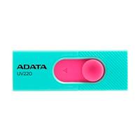 MEMORIA ADATA 32GB USB 2.0 UV220 RETRACTIL AZUL-ROSA