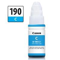 BOTELLA DE TINTA CANON GI-190 CYAN RENDIMIENTO 7 000 PAGINAS COMPATIBLE G1100 G2100 G3100 G4100