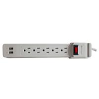 SUPRESOR DE PICOS KOBLENZ SS-550-USB  550 JOULES  5 CONTACTOS ATERRIZADOS  2 PUERTOS USB. 1 AÑO DE GARANTIA. SKU 00-5333-000