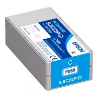 CARTUCHO EPSON MODELO SJIC22P CYAN  PARA TM-C3500