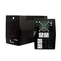SMARTBITT NO-BREAK 1800VA/900 WATTS  8 CONTACTOS SOLO 4 CON RESPALDO Y 4 CON SUPRESION  REGULACION DE LINEA TELEFONICA RJ-11  PUERTO USB PARA MONITOREO Y SOFTWARE