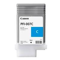 TANQUE DE TINTA CANON PFI-007C CYAN COMPATIBLE CON IMAGEPROGRAF 670E CAPACIDAD 90ML