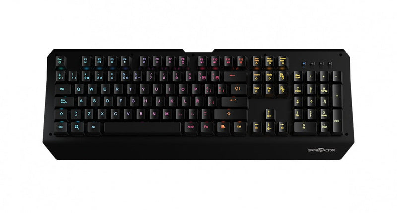 VORAGO ML TECLADO MECANICO GAME FACTOR KBG601 OPTICO USB NGO RGB