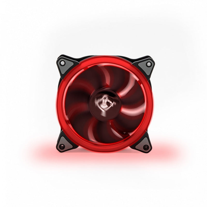YEYIAN VENTILADOR GAMER LED ROJO YCT-050720R 120MM 3 PIEZAS