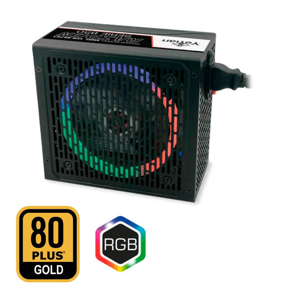 YEYIAN FUENTE DE PODER YFR-46701 RAIDEN 850W 80 PLUS GOLD RGB