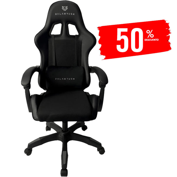 AC 1N SILLA GAMER BALAM RUSH NEGRA BR-934534 POWER RUSH